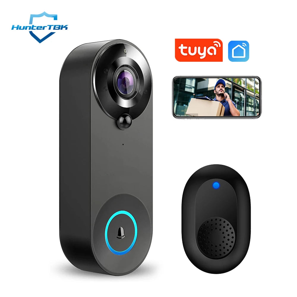 1080P Smart Video Doorbell with Motion Alerts & Night Vision
