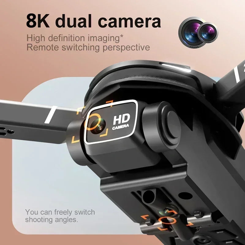 4K Dual Camera Drone Pro – Ultra HD, Estabilizador, Plegable y con Retorno Inteligente