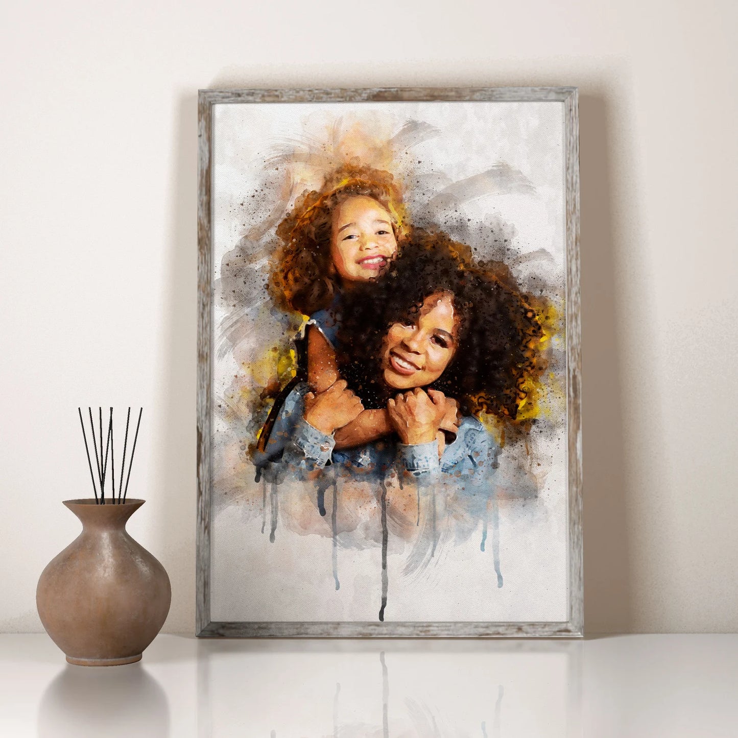 Poster Personalizado de Parejas o Familia - Hechas a Mano