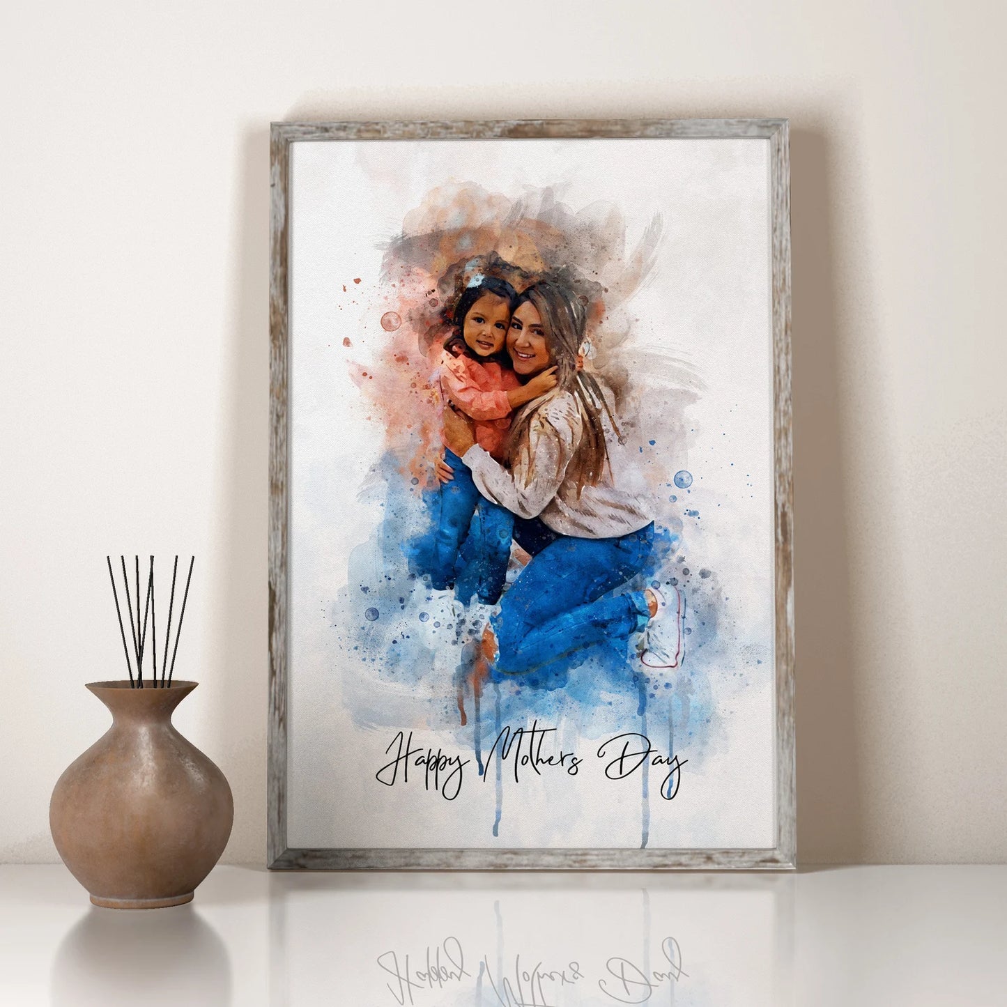 Poster Personalizado de Parejas o Familia - Hechas a Mano