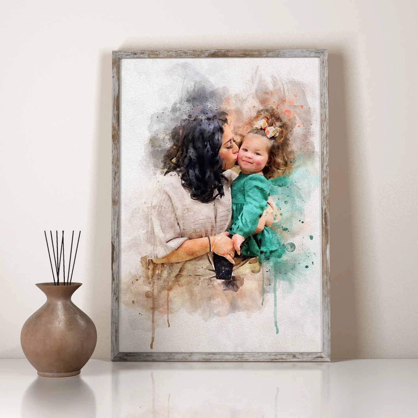 Poster Personalizado de Parejas o Familia - Hechas a Mano