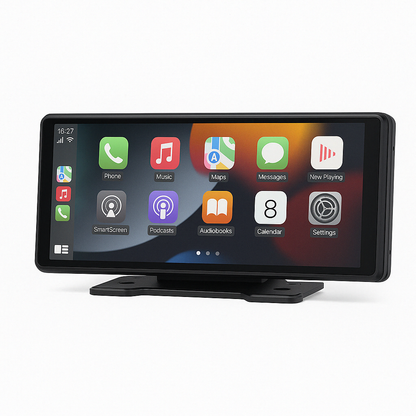 Portable BT Touch Srceen Wireless Carplay Android Auto Car Radio for Apple Or Android Video