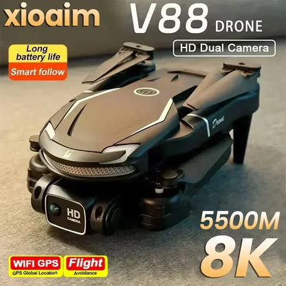 4K Dual Camera Drone Pro – Ultra HD, Estabilizador, Plegable y con Retorno Inteligente