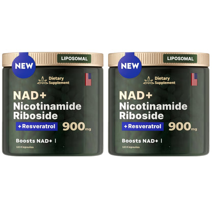 Supplement alternative - Liposomal Nicotinamide Riboside, Resveratrol, Quercetin - High-purity NR900-NAD+ Supplement - 80 capsules, the dietary vitamin chosen by all women for youthful Light Beige, Mother's Day gift to mother