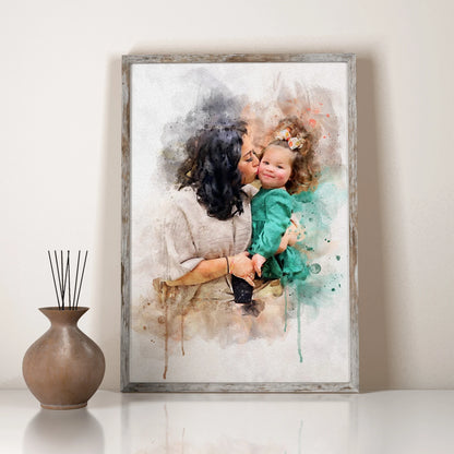 Poster Personalizado de Parejas o Familia - Hechas a Mano
