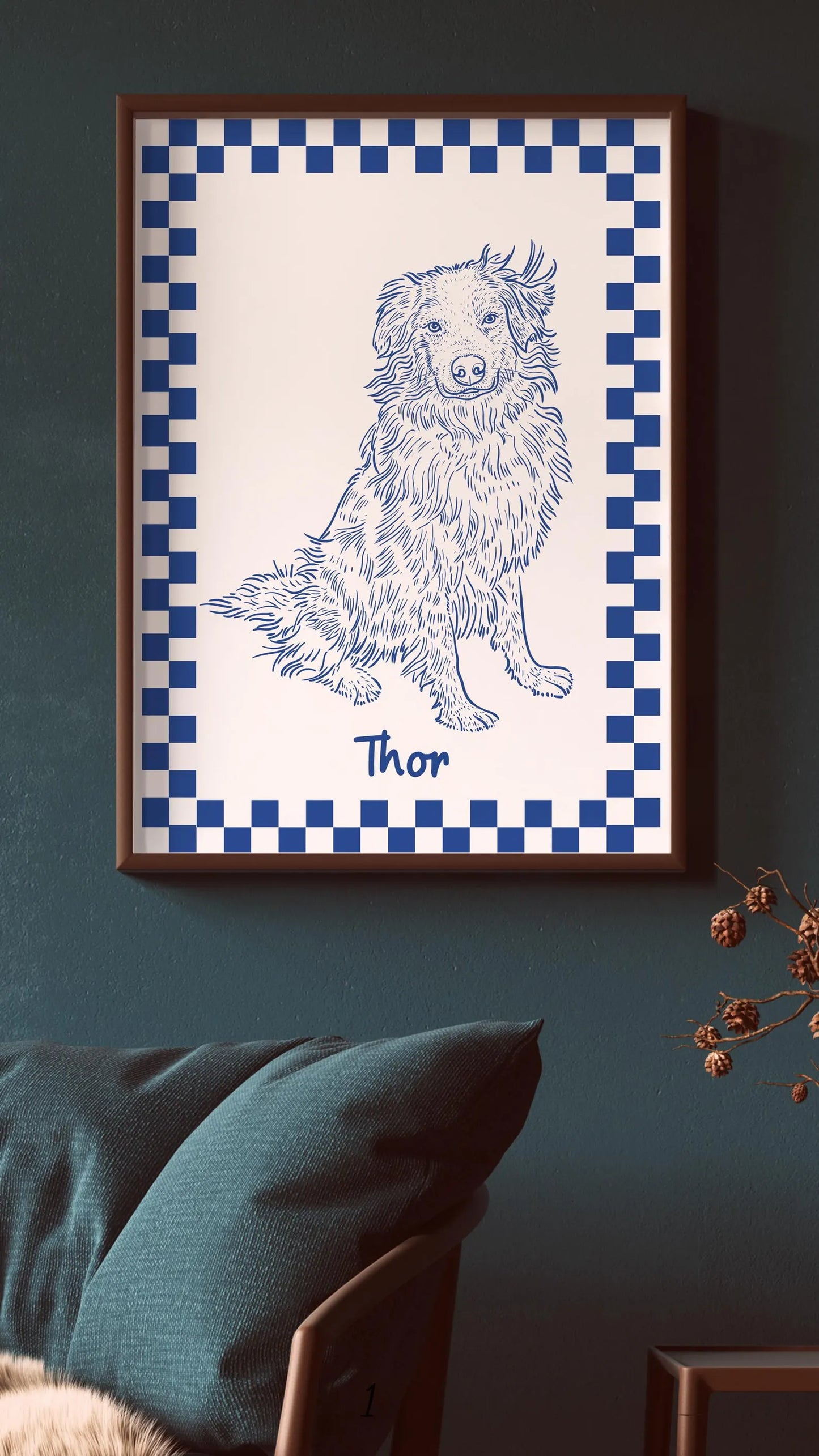 Custom Funky Pet Portrait - Hand made